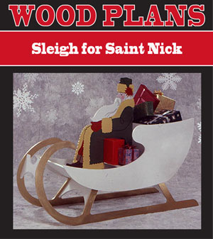 Sleigh For Gold Reindeer Woodworking Plan